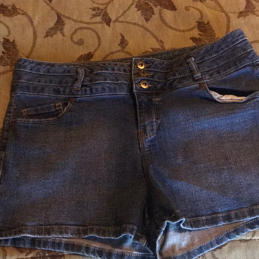 Denim shorts